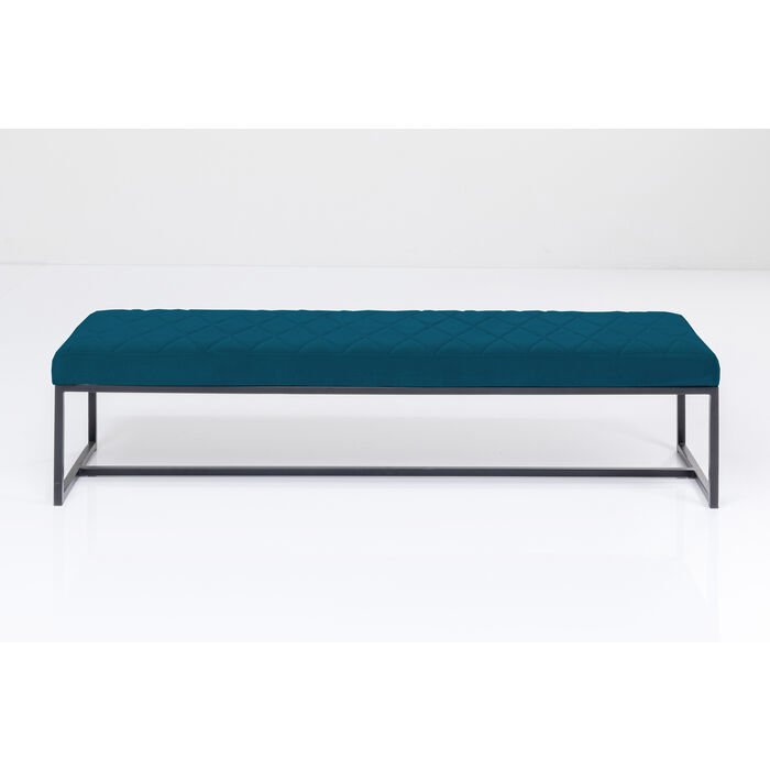 Bench Smart Velvet Petrol Puf 150 cm