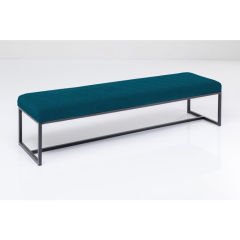 Bench Smart Velvet Petrol Puf 150 cm