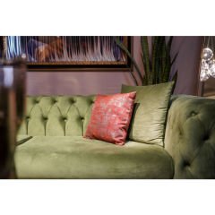 Cushion Glossy Shine Rot Kırlent 60x60 cm