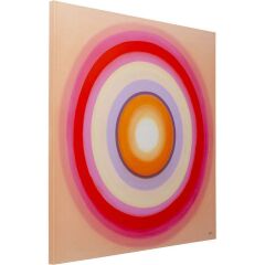 Canvas Picture Tendency Circle Pink 120x120cm