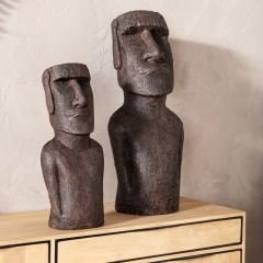 Easter Island Seramik Dekoratif Obje 80 cm