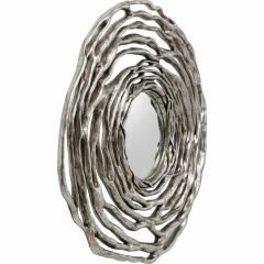 Twiggy Gümüş Wall Mirror