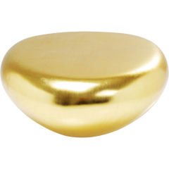 Pebble Fiberglas Gold Sehpa