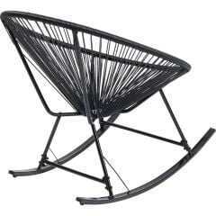 Rocking Chair Acapulco Black Sandalye