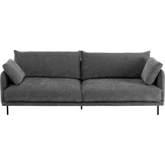 Sofa Edna 3 Seater Grey Kanepe