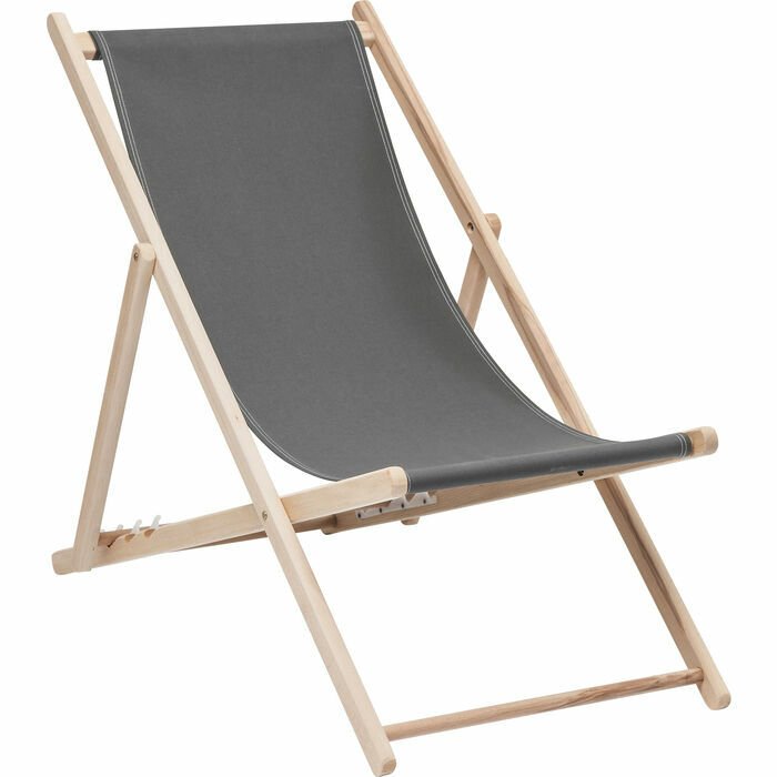 Deckchair Easy Summer Grey Şezlong