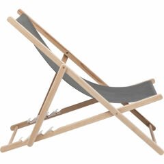 Deckchair Easy Summer Grey Şezlong