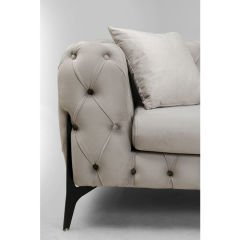 Sofa Bellissima 3-Seater Velvet Taupe Kanepe
