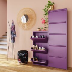 Shoe Container Caruso 5 Purple Ayakkabılık