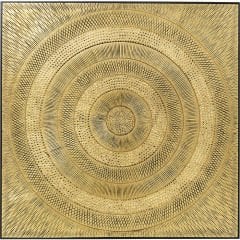 Art Circle Gold Object Resim 120x120cm