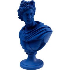 Pop Apollo Mavi Seramik Dekoratif Obje 36 cm