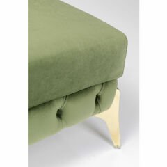 Bellissima Velvet Green Masif Tabure