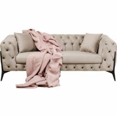 Sofa Bellissima 2-Seater Velvet Taupe Kanepe