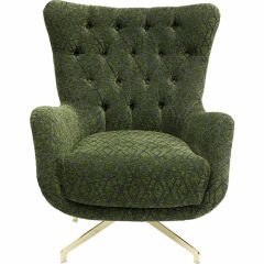 Swivel Armchair Bellini Green Berjer