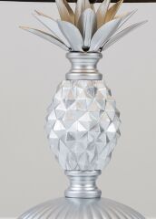 Ananas Abajur Gümüş / Siyah - 2057