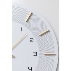 Lio Beyaz Duvar Saati 60cm
