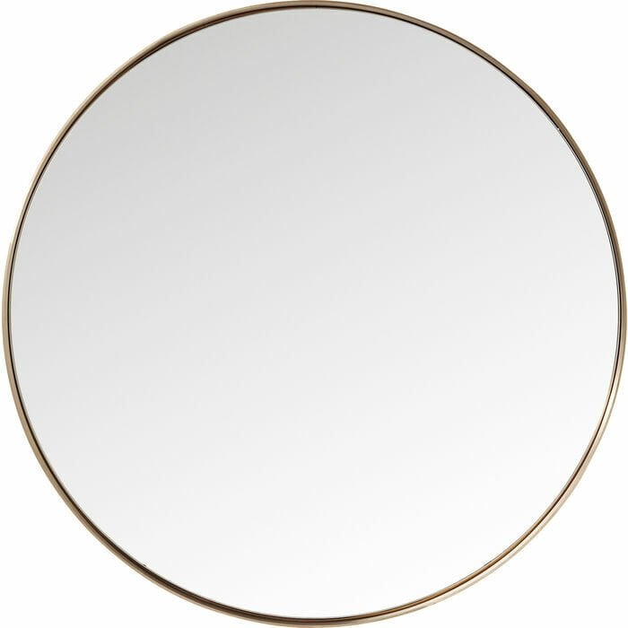 Mirror Curve Round Copper Ayna 100 cm