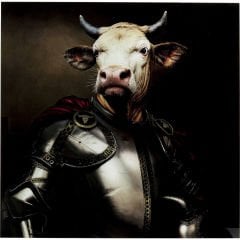 Knight Cow Tablo 120x120 cm