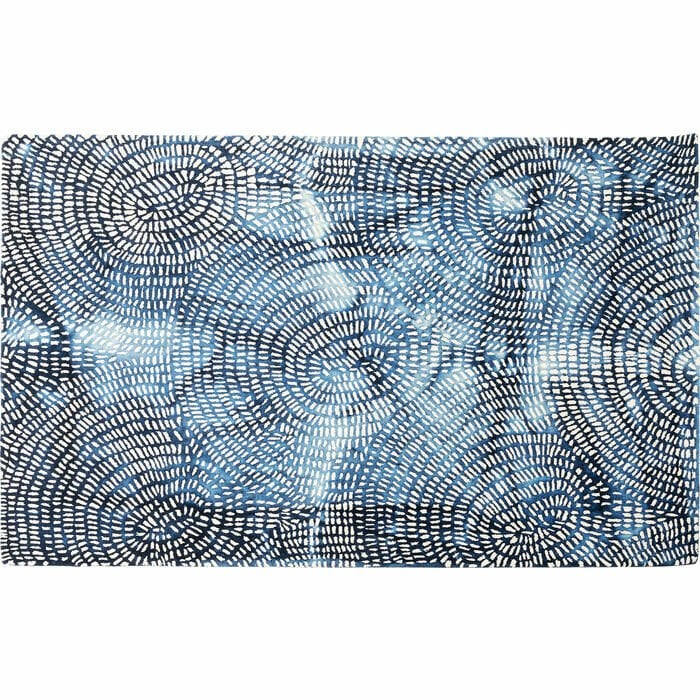 Stamp Blue Yün Halı 170x240 cm