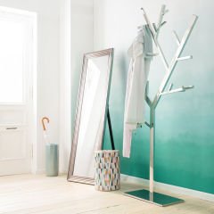 Floor Mirror Frame Eve Silver Ayna 55x180 cm