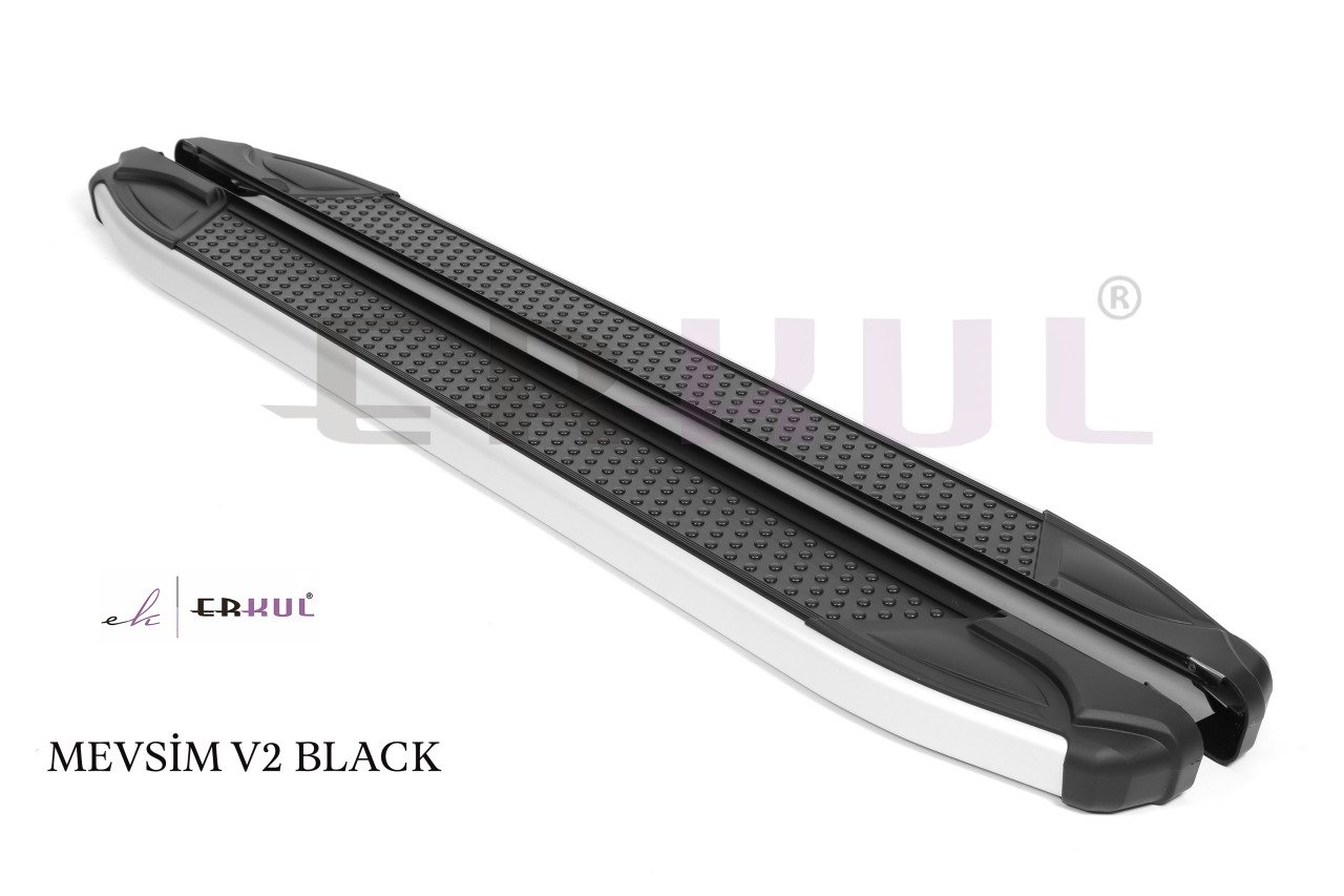 BMW-X3 2018-2024 Yan Basamak Mevsim V2 Siyah