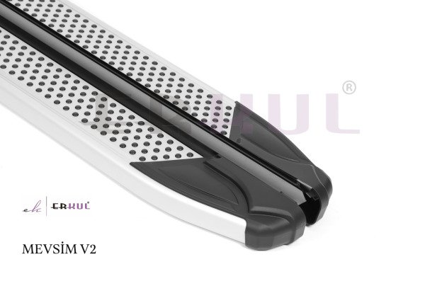 BMW-X3 2018-2024 Yan Basamak Mevsim V2 Gri