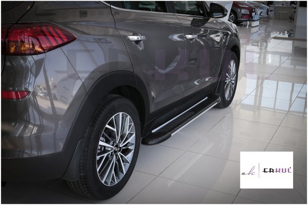 BMW-X3 2018-2024 Yan Basamak Bosphorus Gri