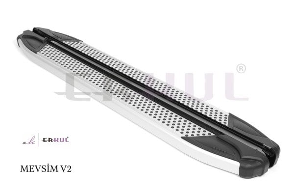 BMW-X5 2014-2018 Yan Basamak Mevsim V2 Gri