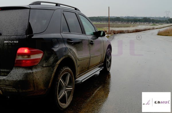 GMC SIERRA 2019 üzeri Yan Basamak Rainbow Gri