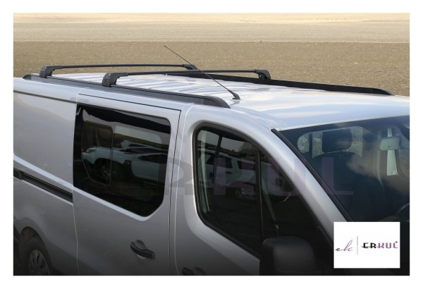 FORD TOURNEO CUSTOM LONG 2013-2023 Tavan Çıtası Flush Siyah