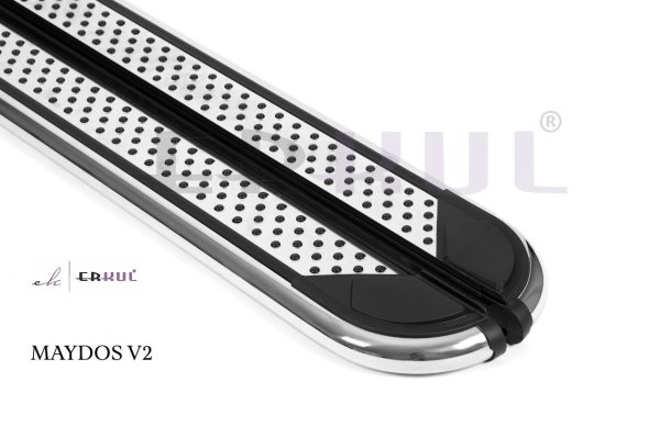 MAYDOS V2 KROM YAN BASAMAK FORD - TOURNEO CUSTOM SHORT  2013-2023