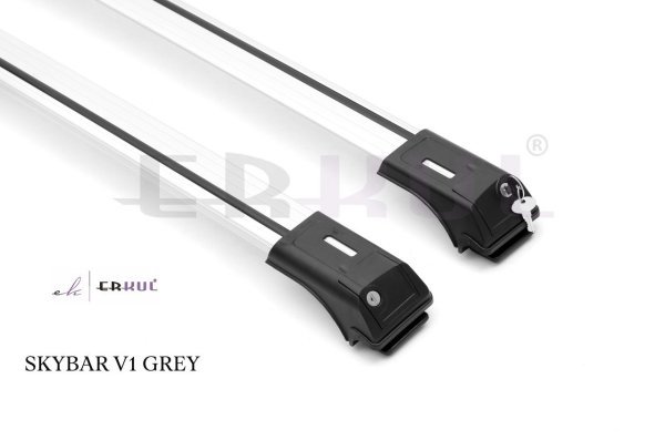 CITROEN-C3 PICASSO 2009-2017 Ara Atkı Skybar V1 Gri