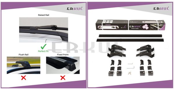 SUBARU-FORESTER 2024 üzeri Ara Atkı Skybar V1 Siyah