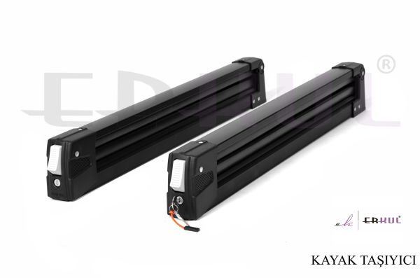 Dörtlü Kayak ve Snowboard Taşıyıcı Siyah