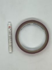 BESTECH BST10G Çift Taraflı Akrilik Bant Beyaz 15mm*2mt Primer Ampul Hediye