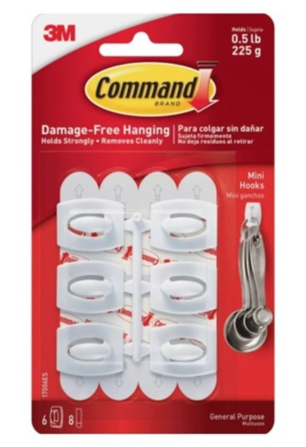 3M Command 17006 Küçük Beyaz Askı 5 PAKET