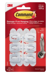 3M Command 17006 Küçük Beyaz Askı 5 PAKET