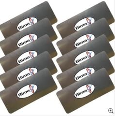 Rötuş Çeliği Çapağı Alınmış 4cm*9cm 10 Adet