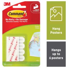 3M Command 17024 Broşür Cırt Bant 6 Paket