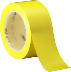 3M 471 Sarı Vinil Yer ve Güvenlik İşaretleme Bandı 10mm*33mt