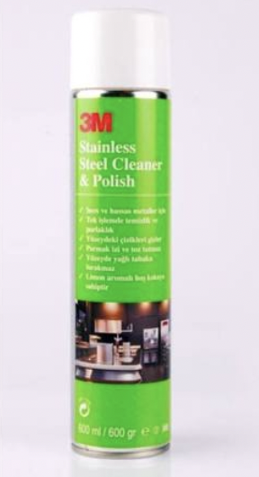 3M Paslanmaz Çelik Temizleyici ve Cila 600ml