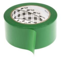 3M 764i Yer İşaretleme Bantı Yeşil 50mm*33mt 1 Koli / 24 Rulo