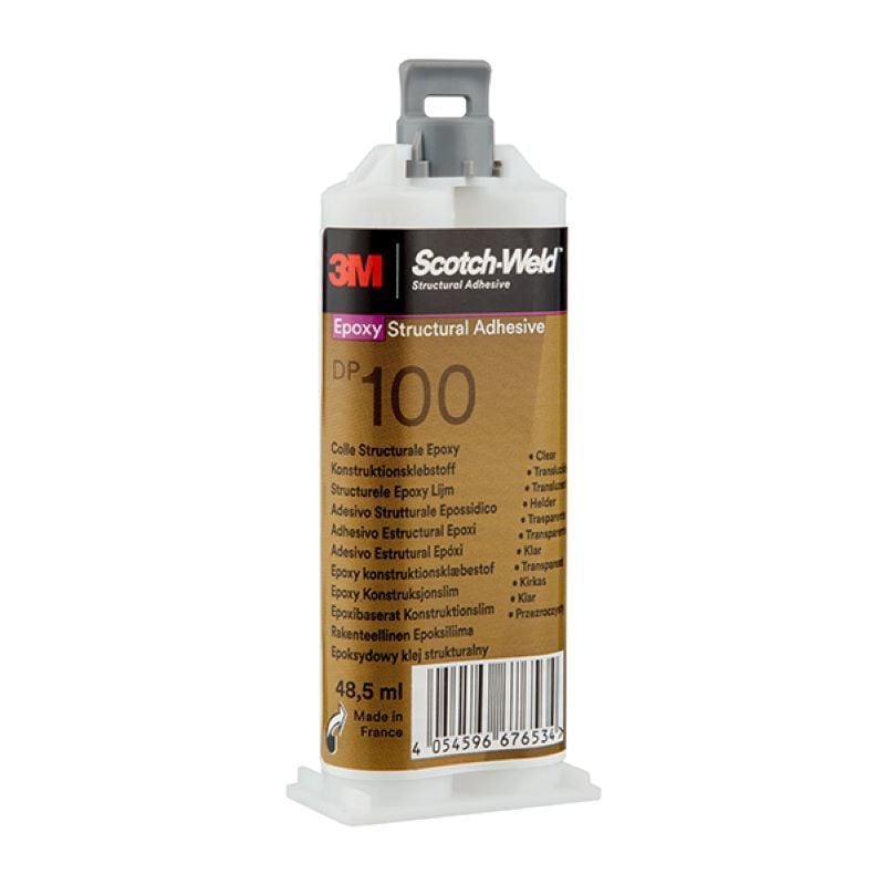 3M Scotch Weld DP100 Şeffaf Epoksi Yapıştırıcı 48ml 1 Koli / 12 Adet