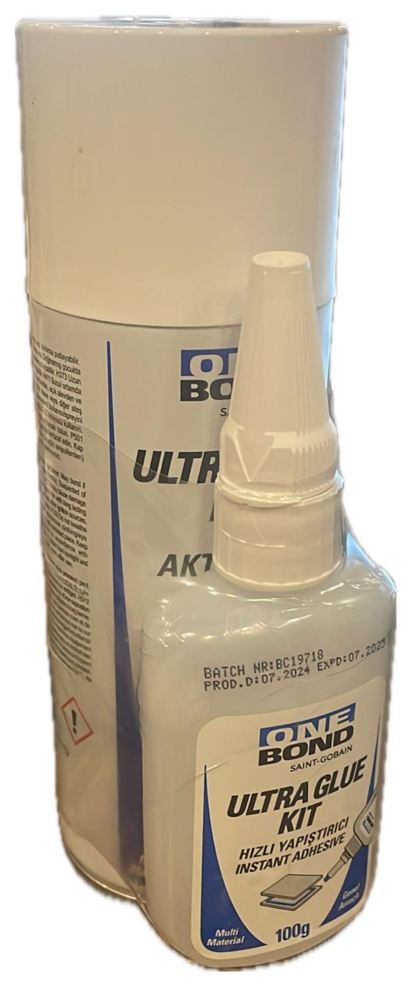 Saint Gobain One Bond Mdf Kit Hızlı Yapıştırıcı 400ML ve Aktivatör 100ML