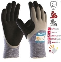 ATG MaxiCut Oil 34-505 3/4 Dipped Kesilmeye Dayanıklı İş Eldiveni