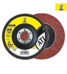 ST. Gobain ATLAS 115*22 Alüminyum Oksit Flap Disk Bronz P80 5 ADET