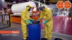 DUPONT Tychem C 2000 Biyolojik Koruma Tulumu EN14126