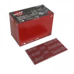 3M Scotch Brite 64559 İnce Dayanıklı Esnek Kırmızı El Pedi 114mm*228mm 1 Adet