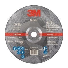 3M 51751 SILVER DCGW T27 230x7x22.23mm Taşlama Taşı  5 Adet