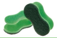3M Scotch Brite Klasik Konfor Tırnak Koruyuculu Ovma Süngeri 1 Paket / 2 adet sünger